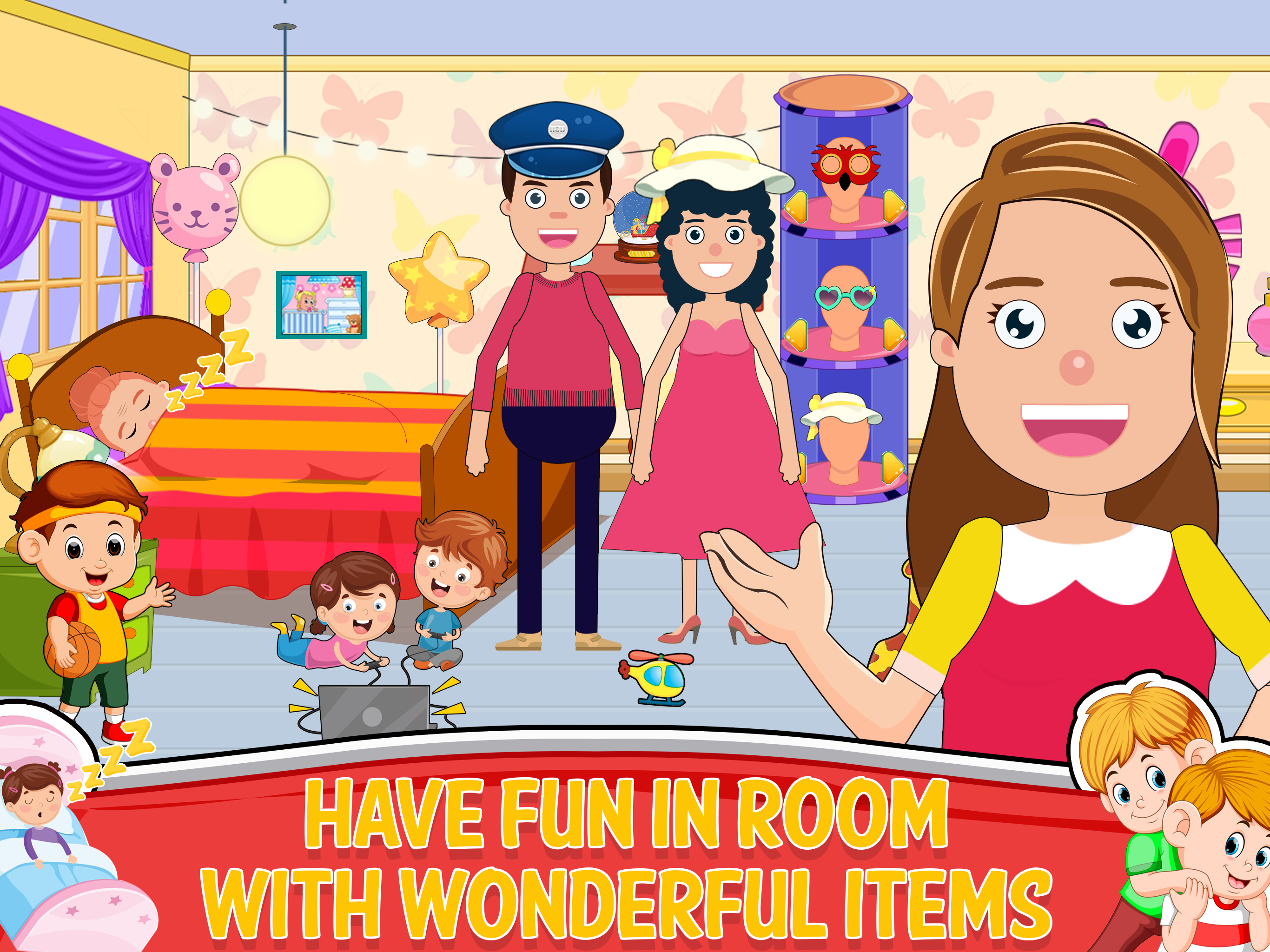اسکرین شات 4 بازی Mini town : home family game