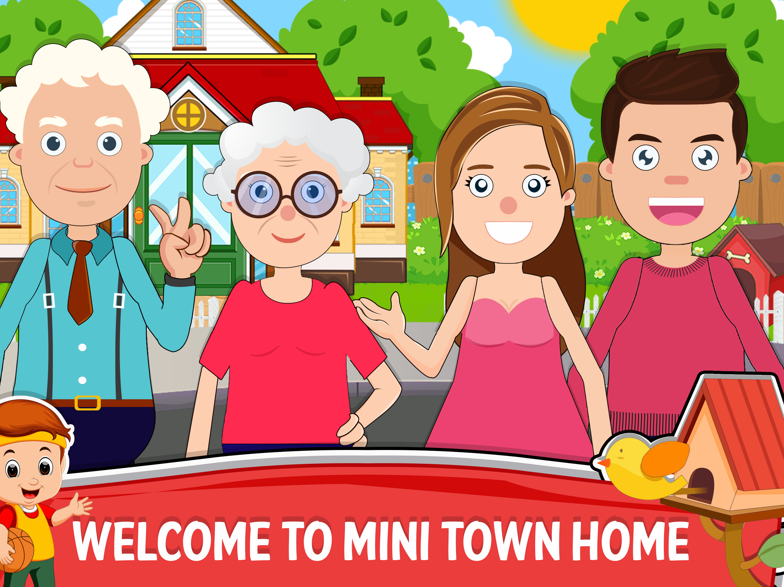 اسکرین شات 1 بازی Mini town : home family game