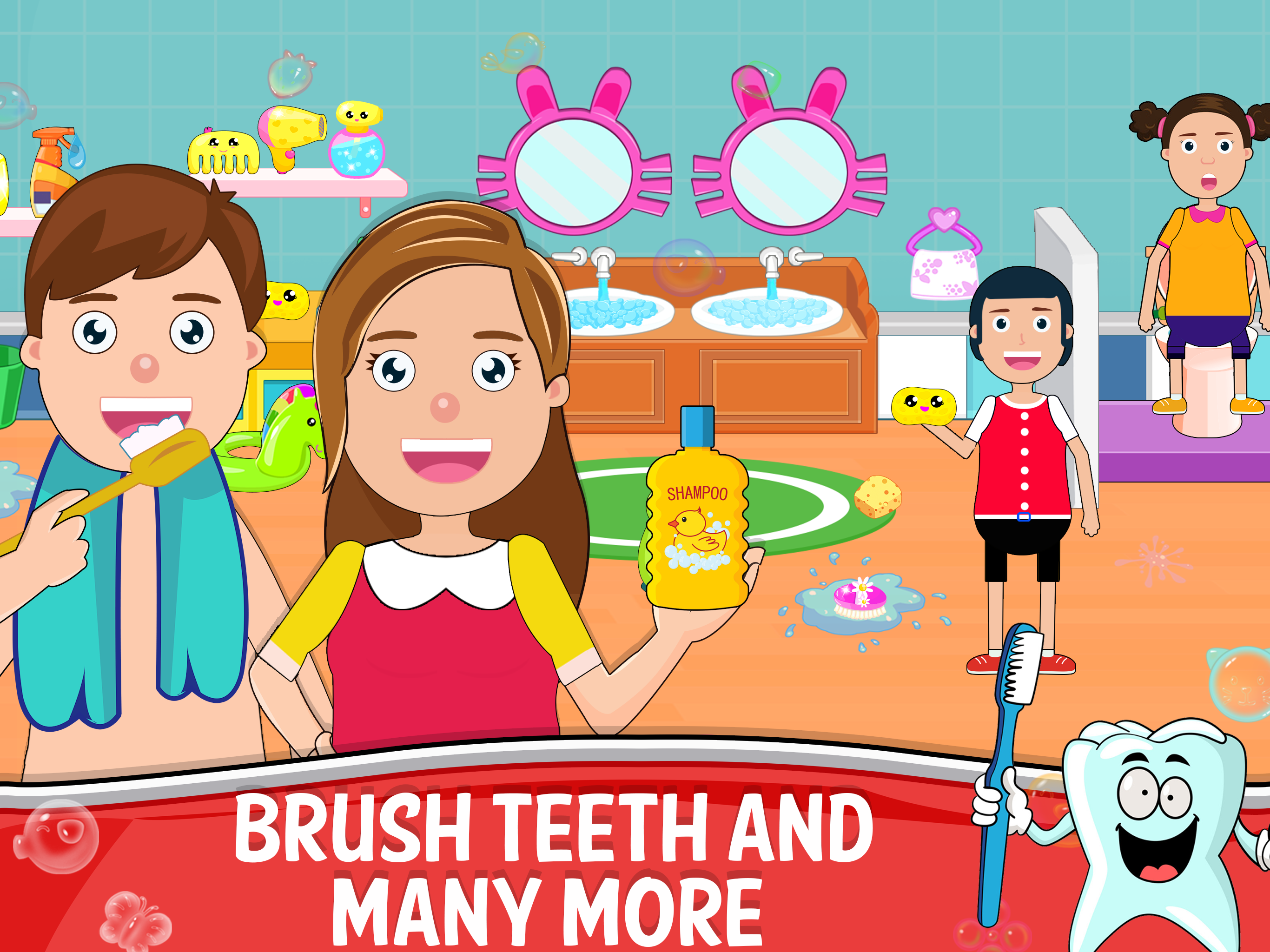 اسکرین شات 2 بازی Mini town : home family game