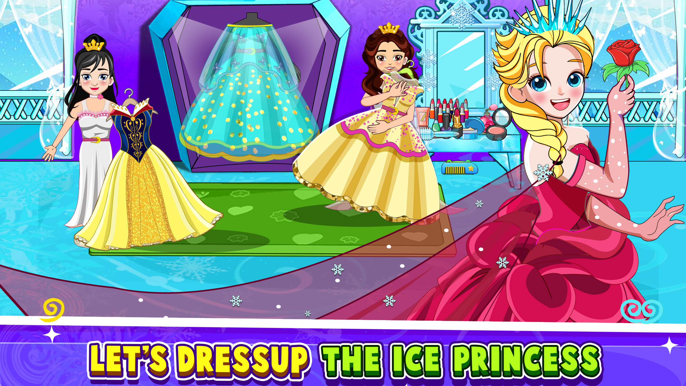 اسکرین شات 5 برنامه My Mini Town-Ice Princess Game