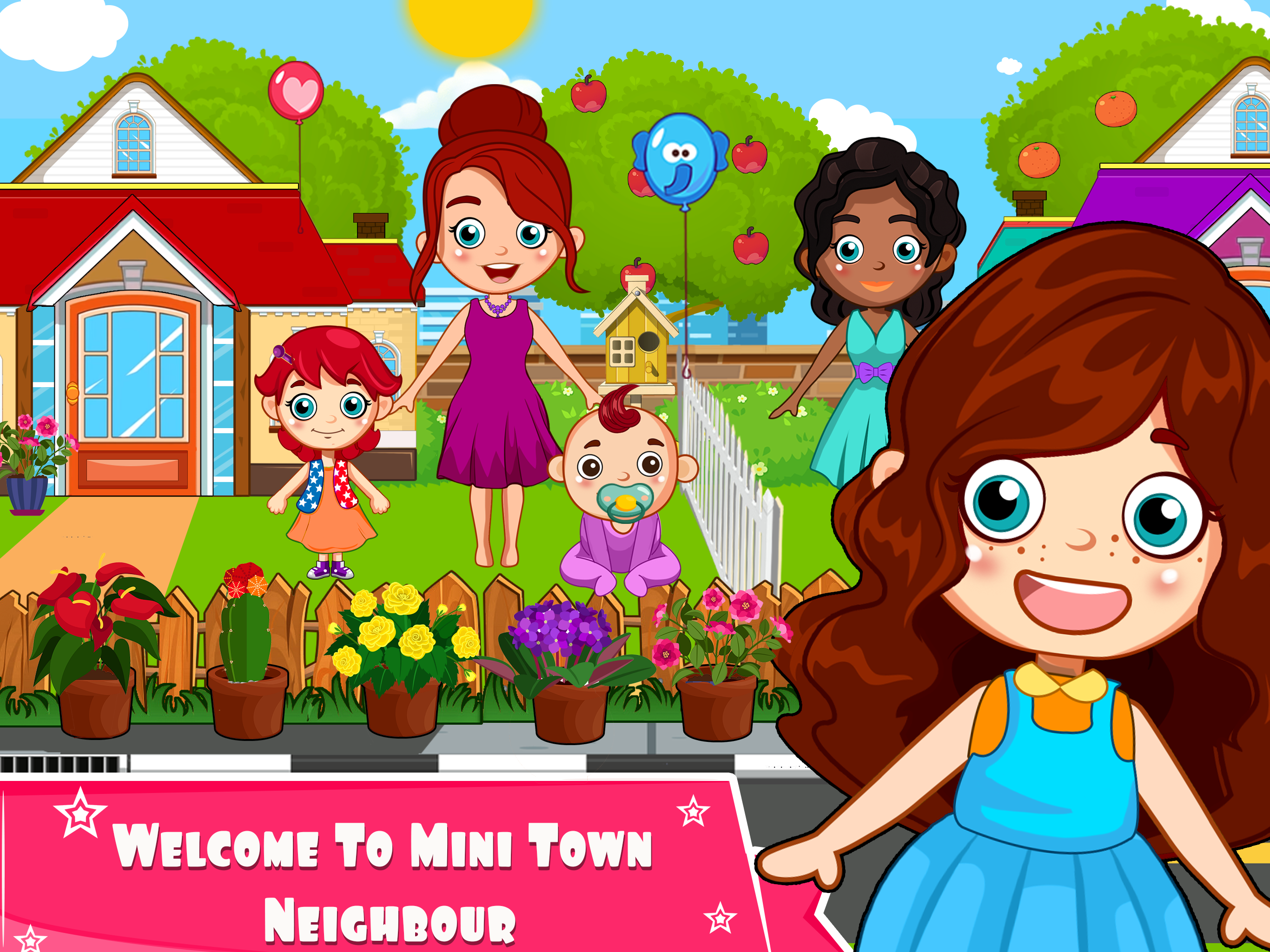 اسکرین شات 1 برنامه Mini Town : Neighborhood
