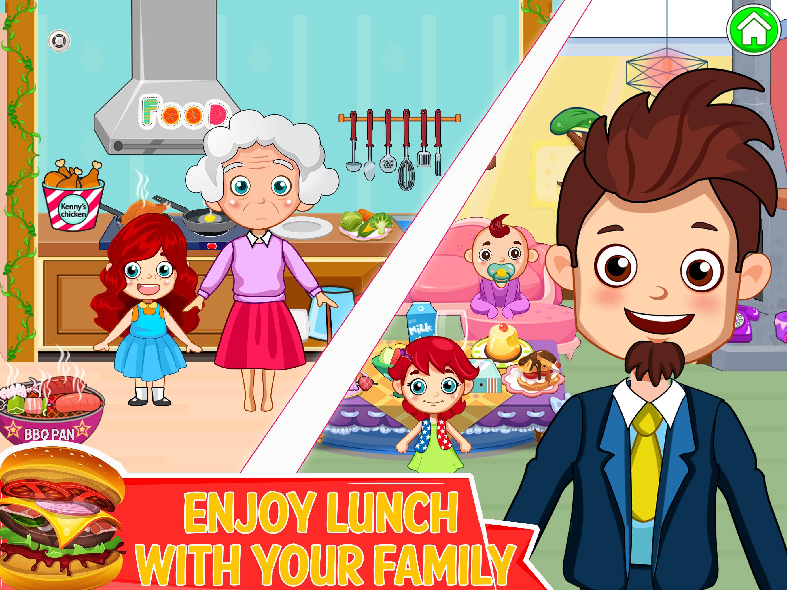 اسکرین شات 2 برنامه Mini Town : Neighborhood