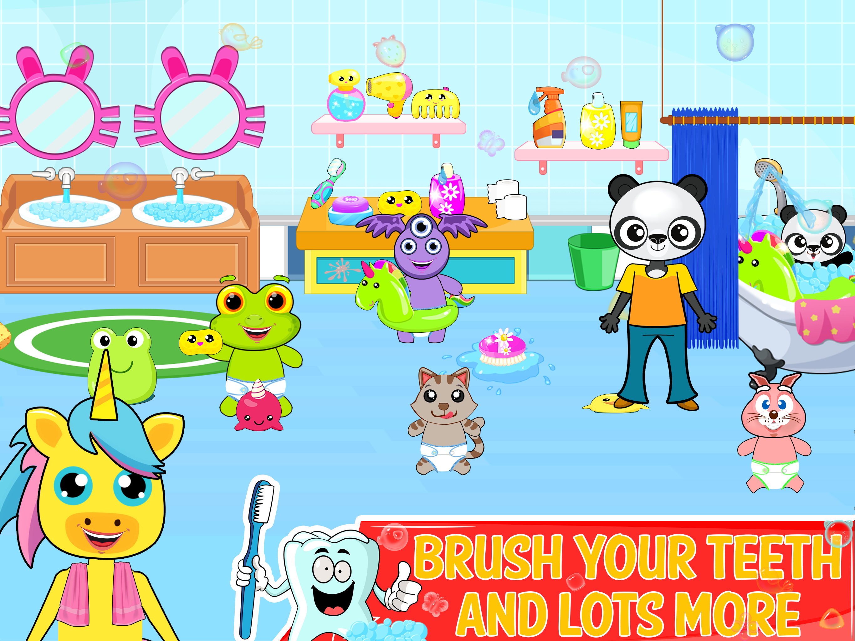 اسکرین شات 3 برنامه Mini Town: Pet Home