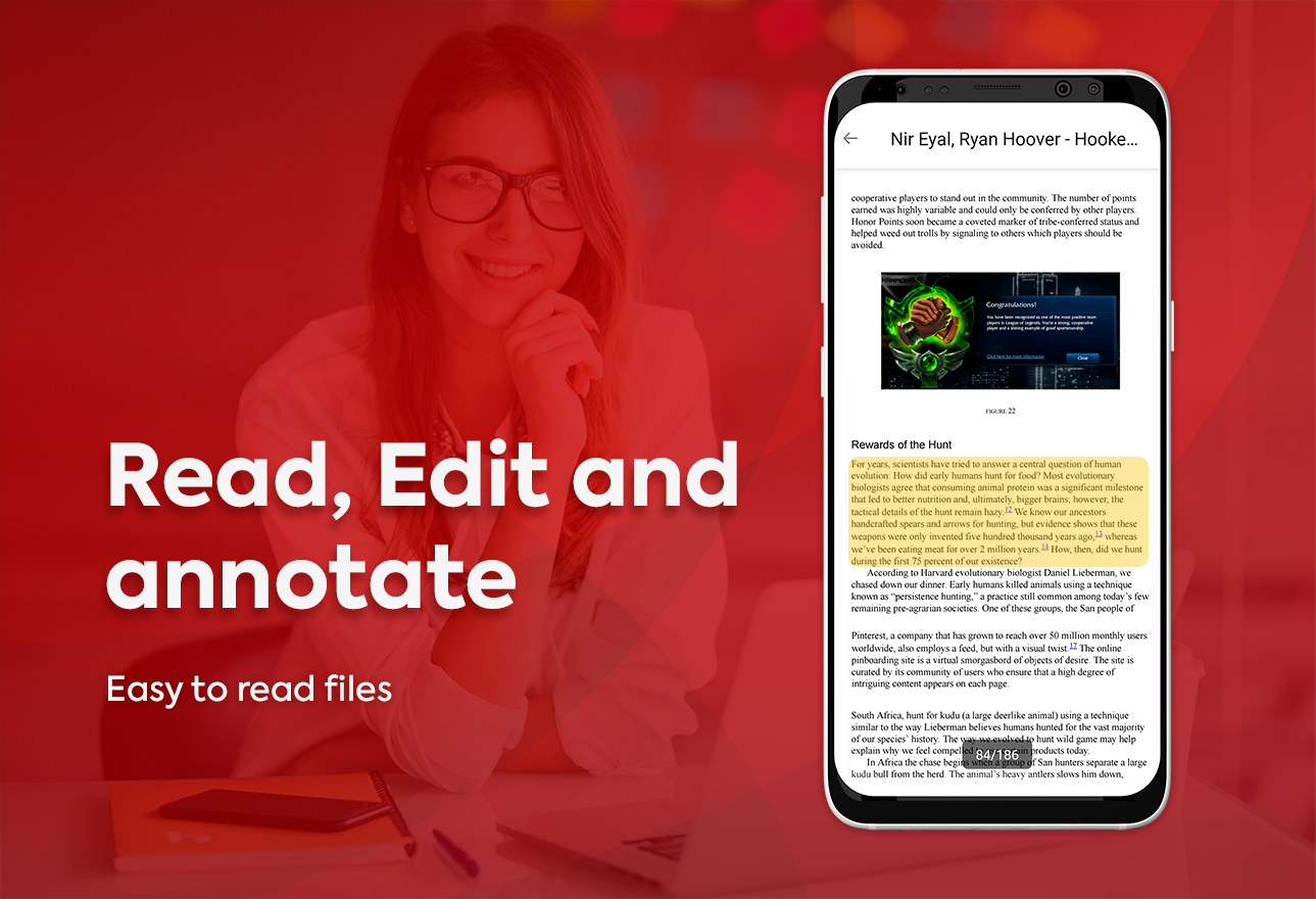 اسکرین شات 2 برنامه PDF Reader: Read All PDF App