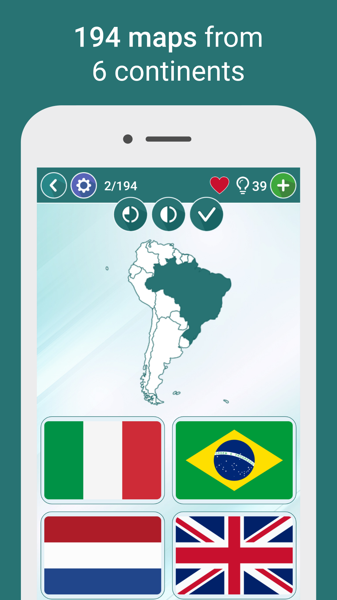 اسکرین شات 2 بازی Geography Quiz - World Flags