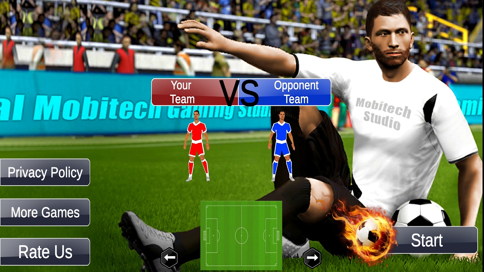 اسکرین شات 3 بازی Dream football star team leagu