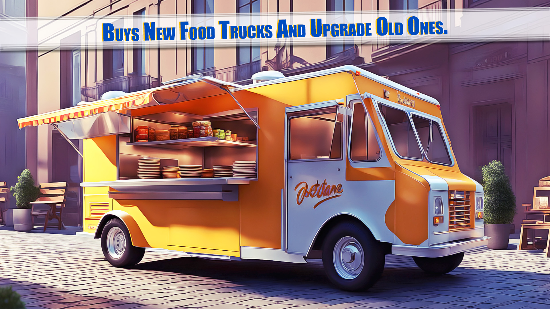 اسکرین شات 4 بازی Food Truck Driver - Cafe Truck