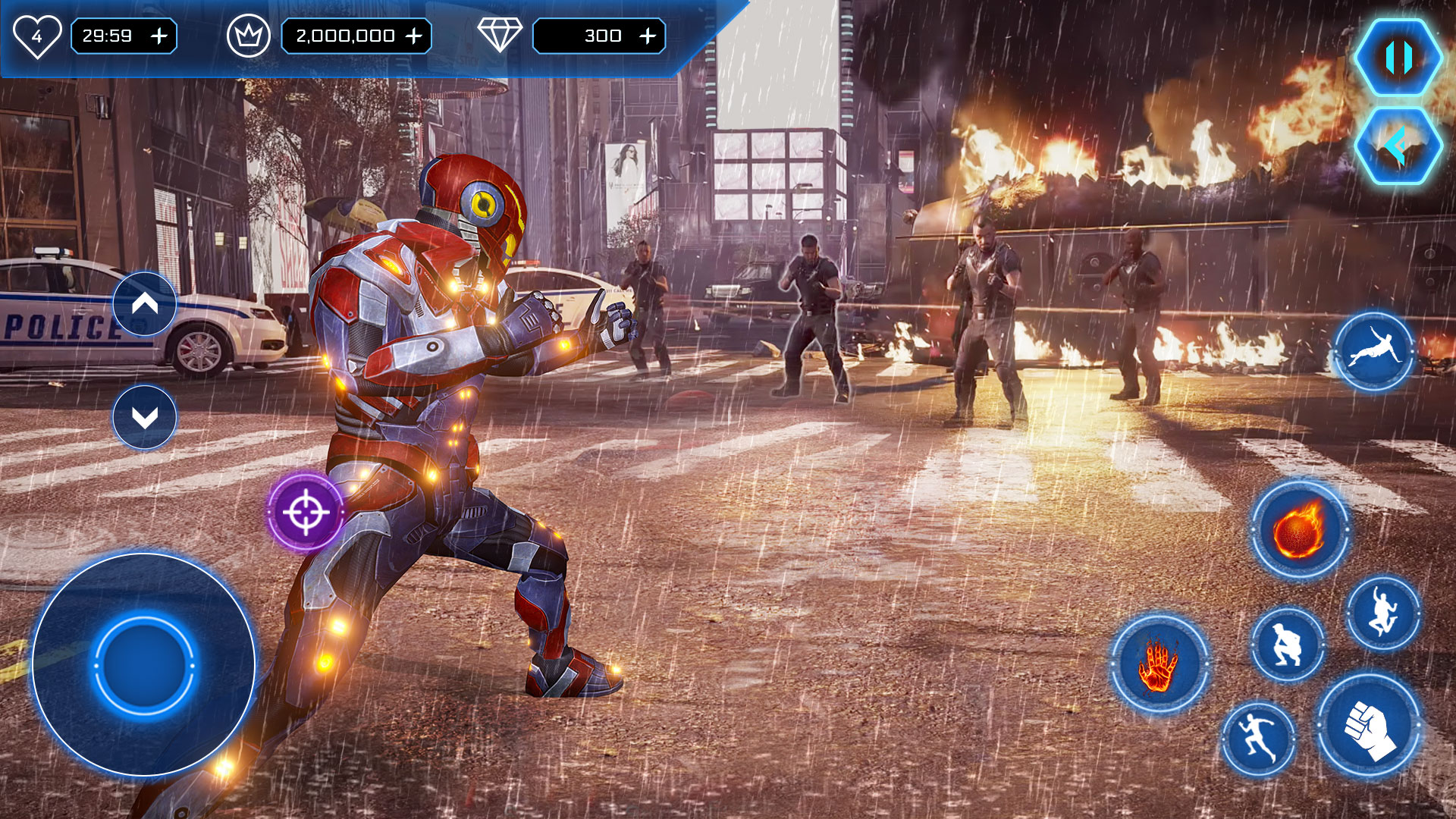 اسکرین شات 3 بازی Iron Superhero : Fighting Hero