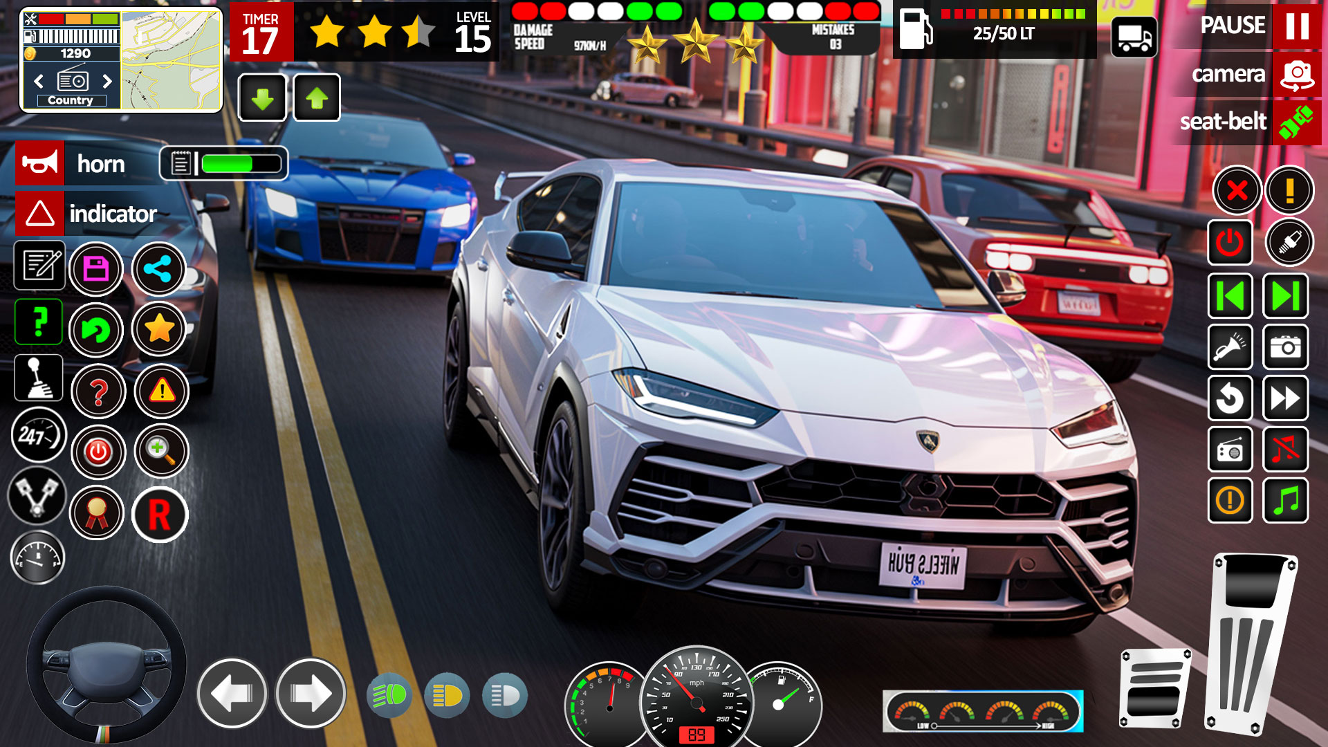 اسکرین شات 8 بازی Car Games: Car Driving School