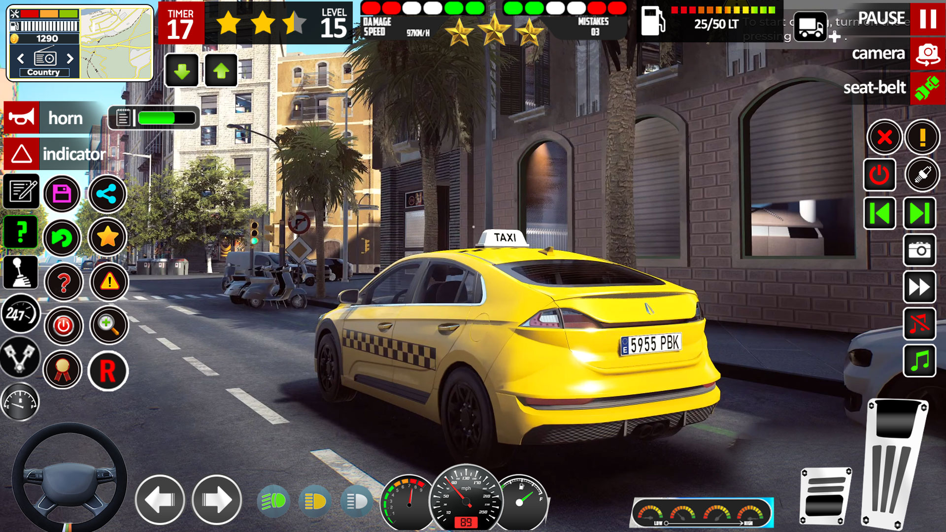اسکرین شات 4 بازی Car Driving Taxi Simulator