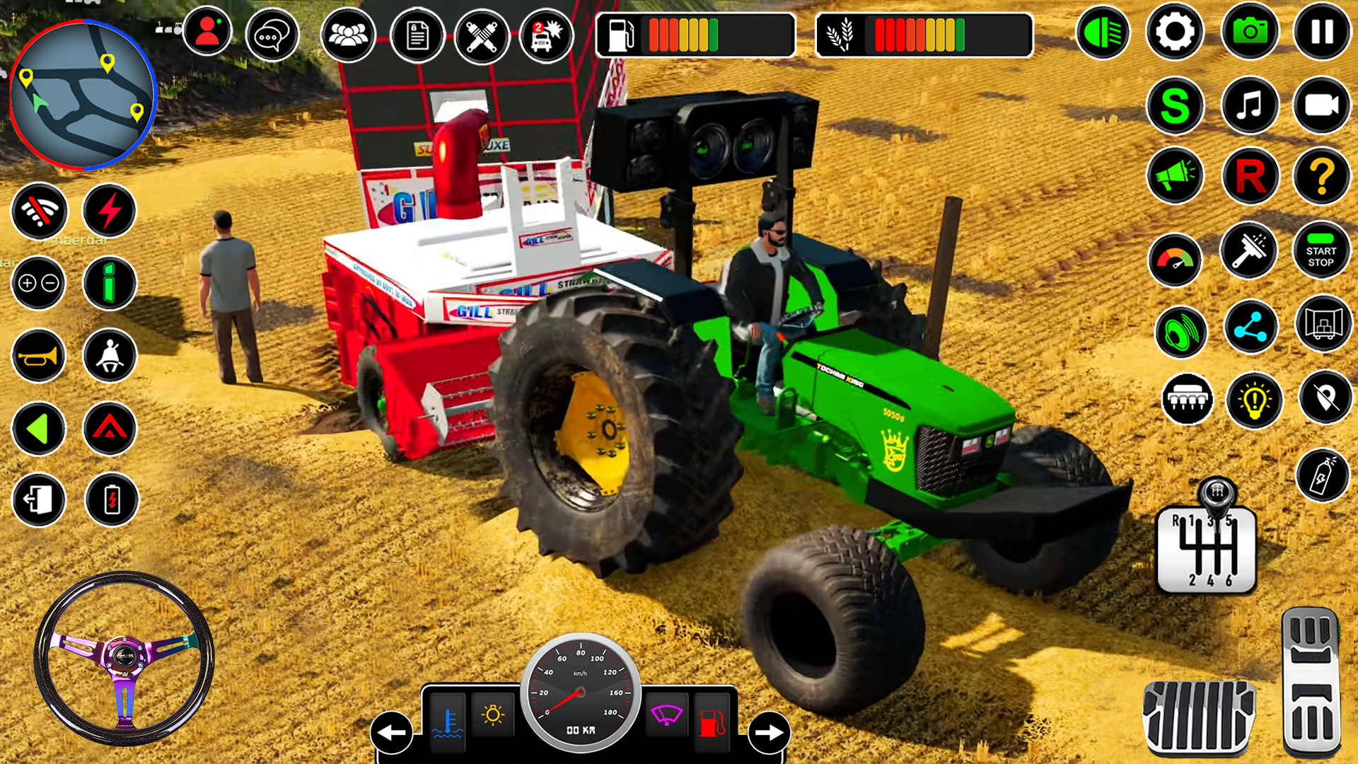 اسکرین شات 1 بازی US Tractor Games: Farming Game
