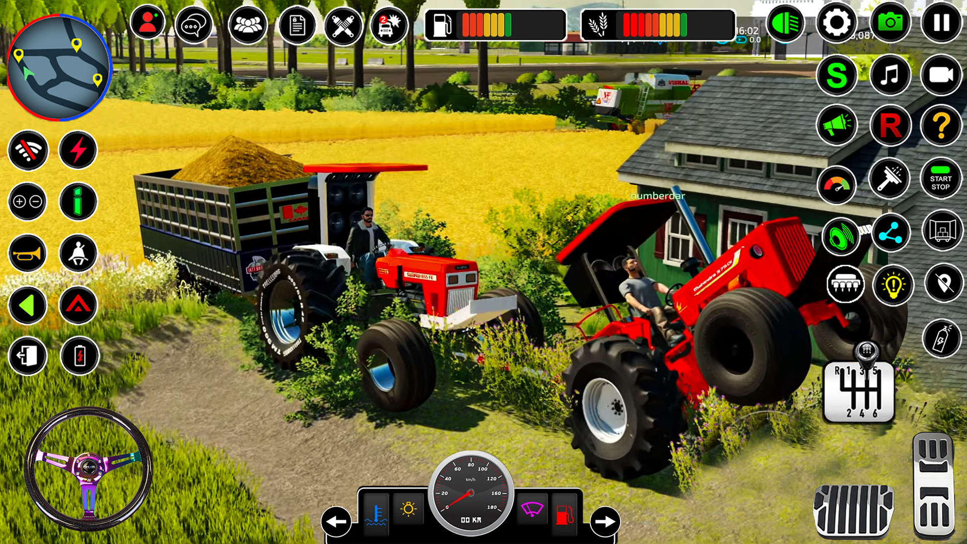 اسکرین شات 2 بازی US Tractor Games: Farming Game