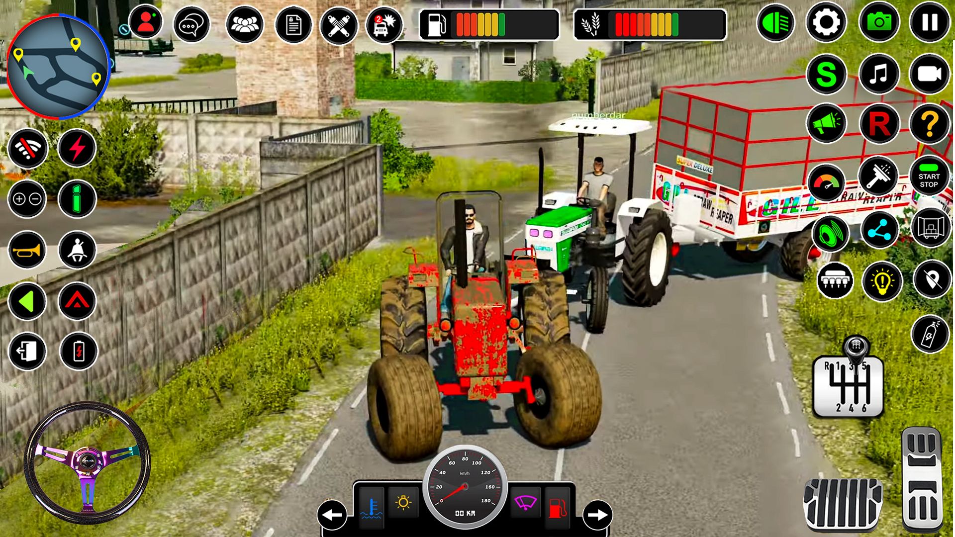 اسکرین شات 5 بازی US Tractor Games: Farming Game