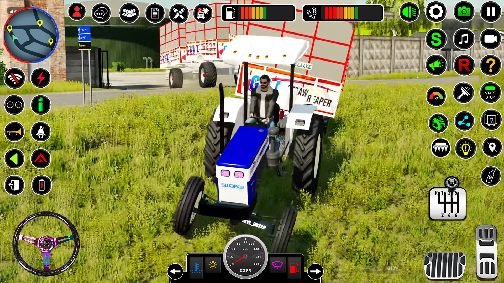 اسکرین شات 4 بازی US Tractor Games: Farming Game