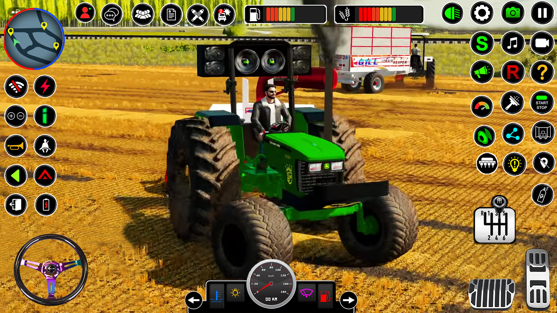 اسکرین شات 6 بازی US Tractor Games: Farming Game
