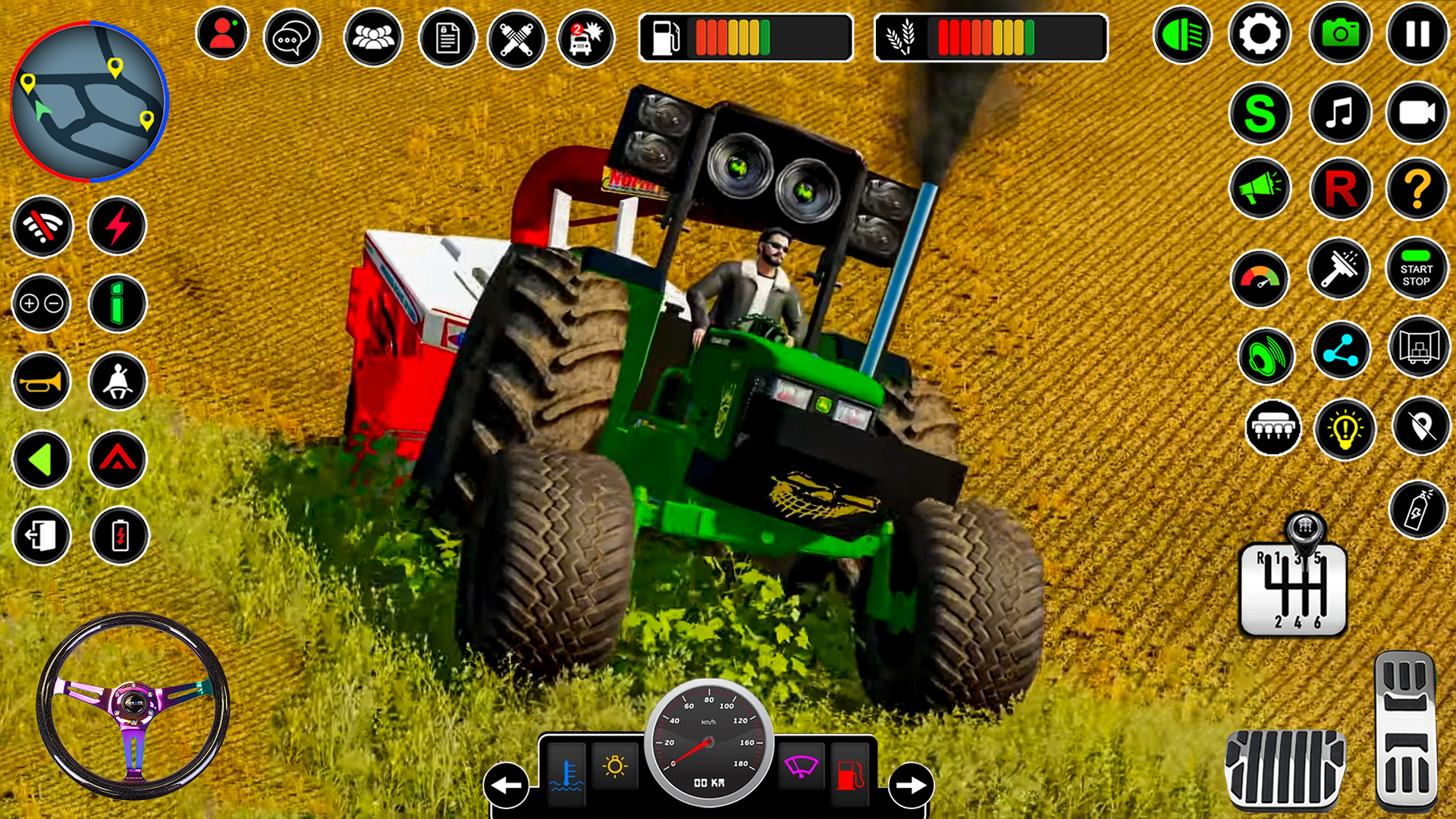 اسکرین شات 8 بازی US Tractor Games: Farming Game
