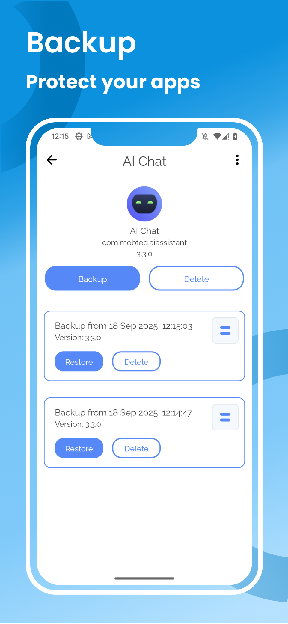 اسکرین شات 5 برنامه SAI: Split APKs Installer