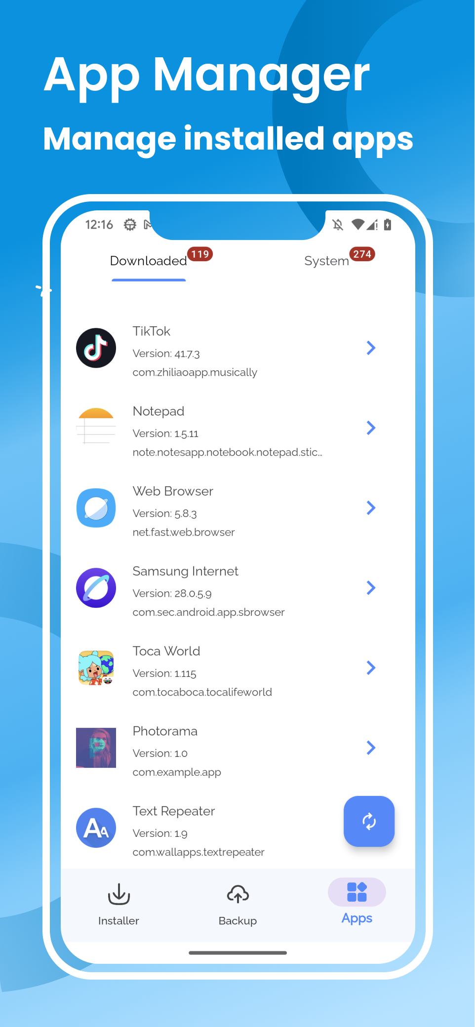 اسکرین شات 3 برنامه SAI: Split APKs Installer