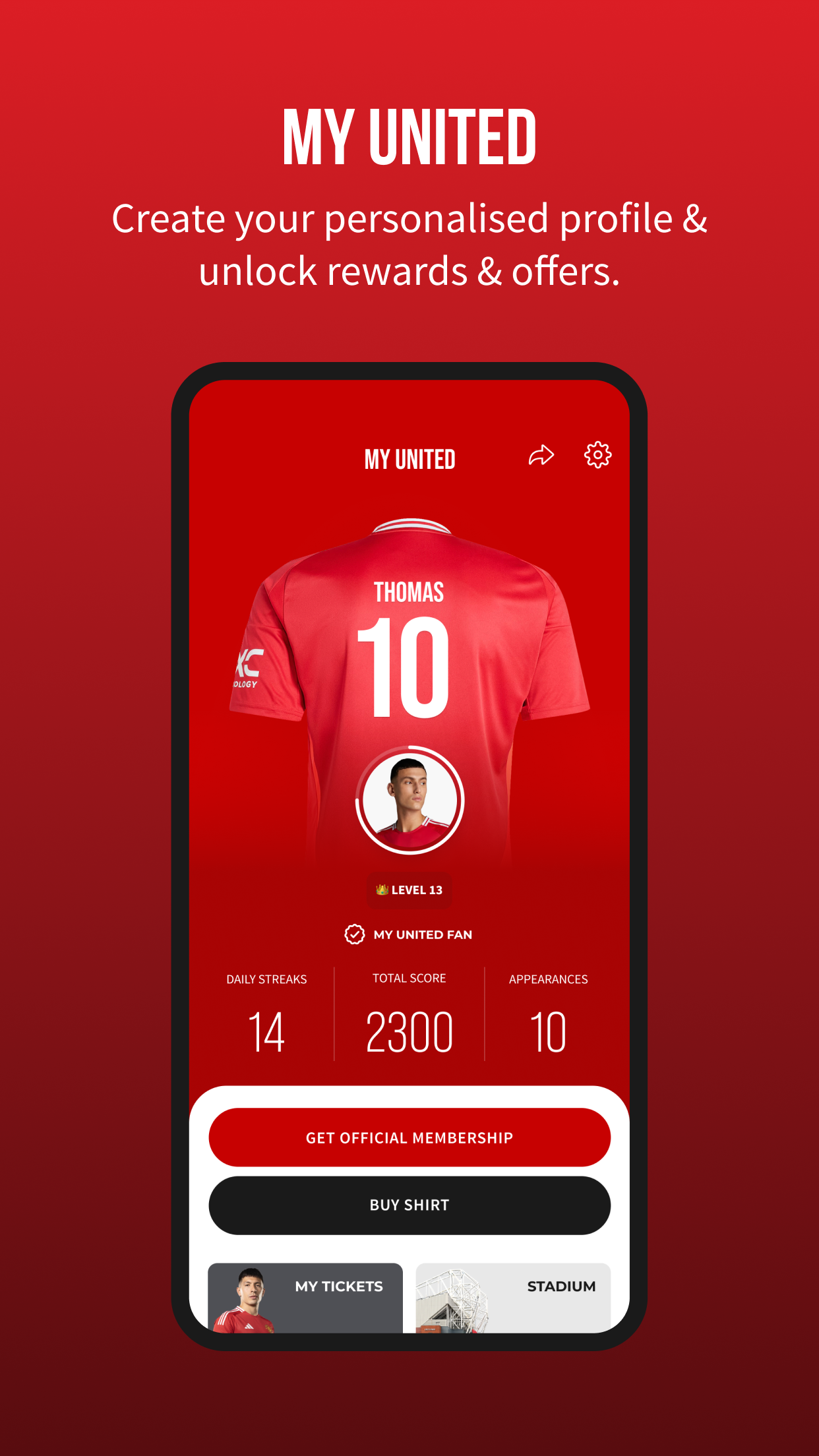 اسکرین شات 7 برنامه Manchester United Official App