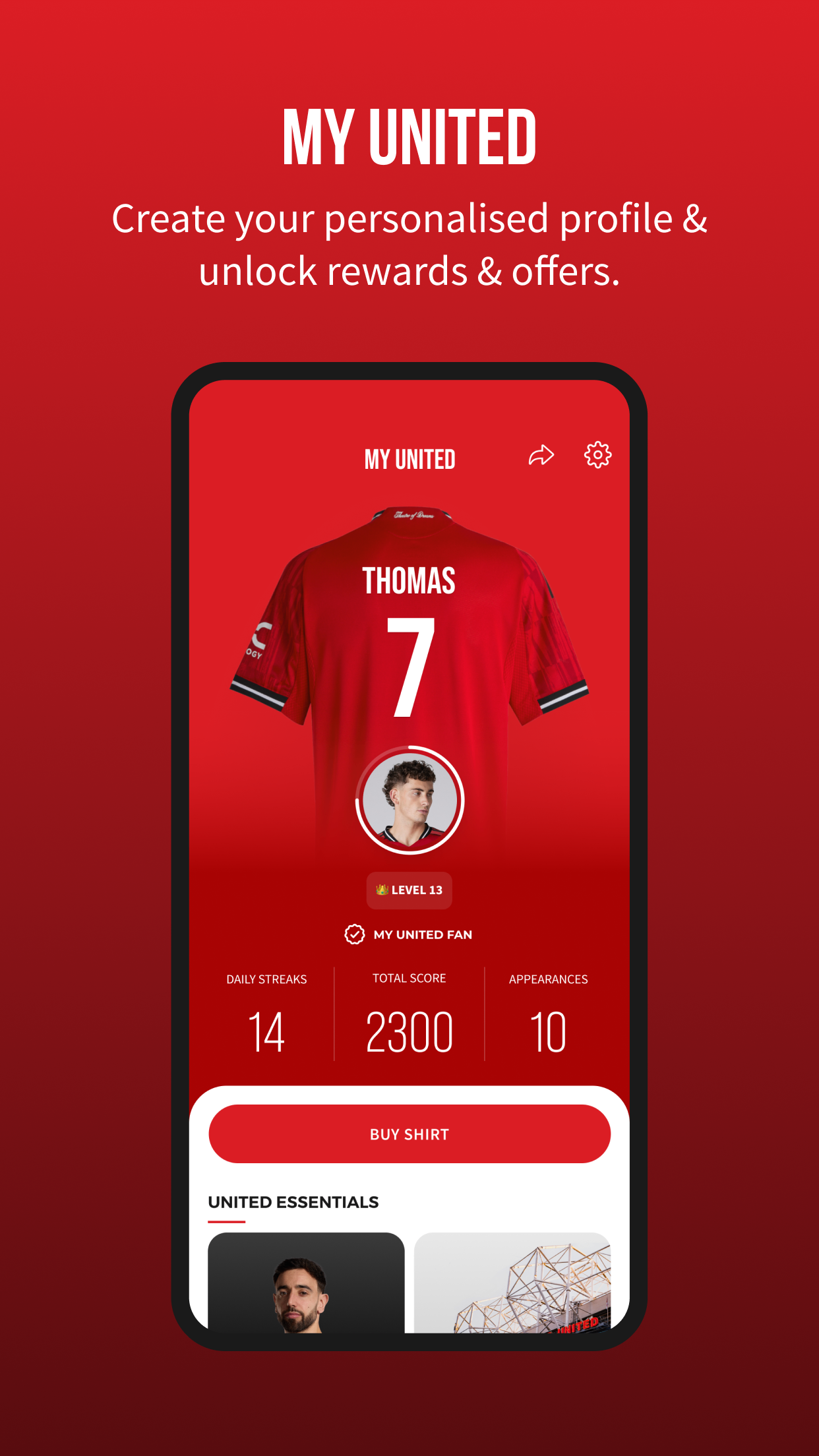 اسکرین شات 7 برنامه Manchester United Official App