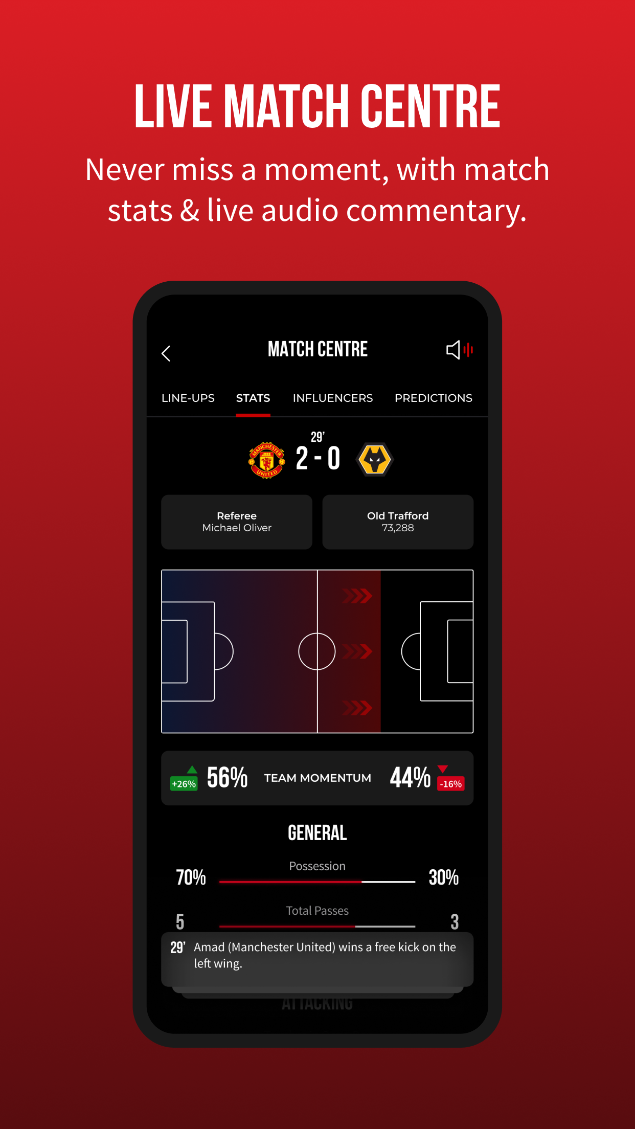 اسکرین شات 4 برنامه Manchester United Official App