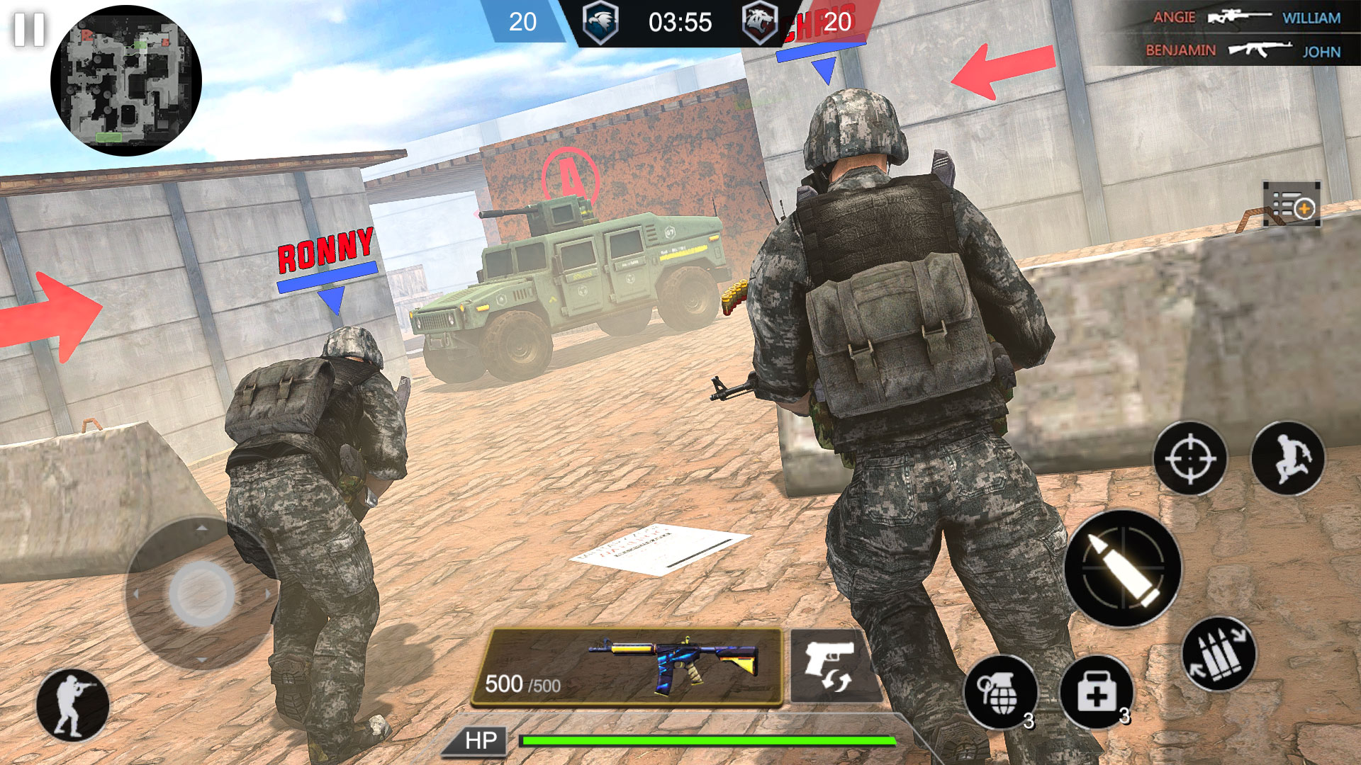 اسکرین شات 3 بازی Army Commando Shooting Games