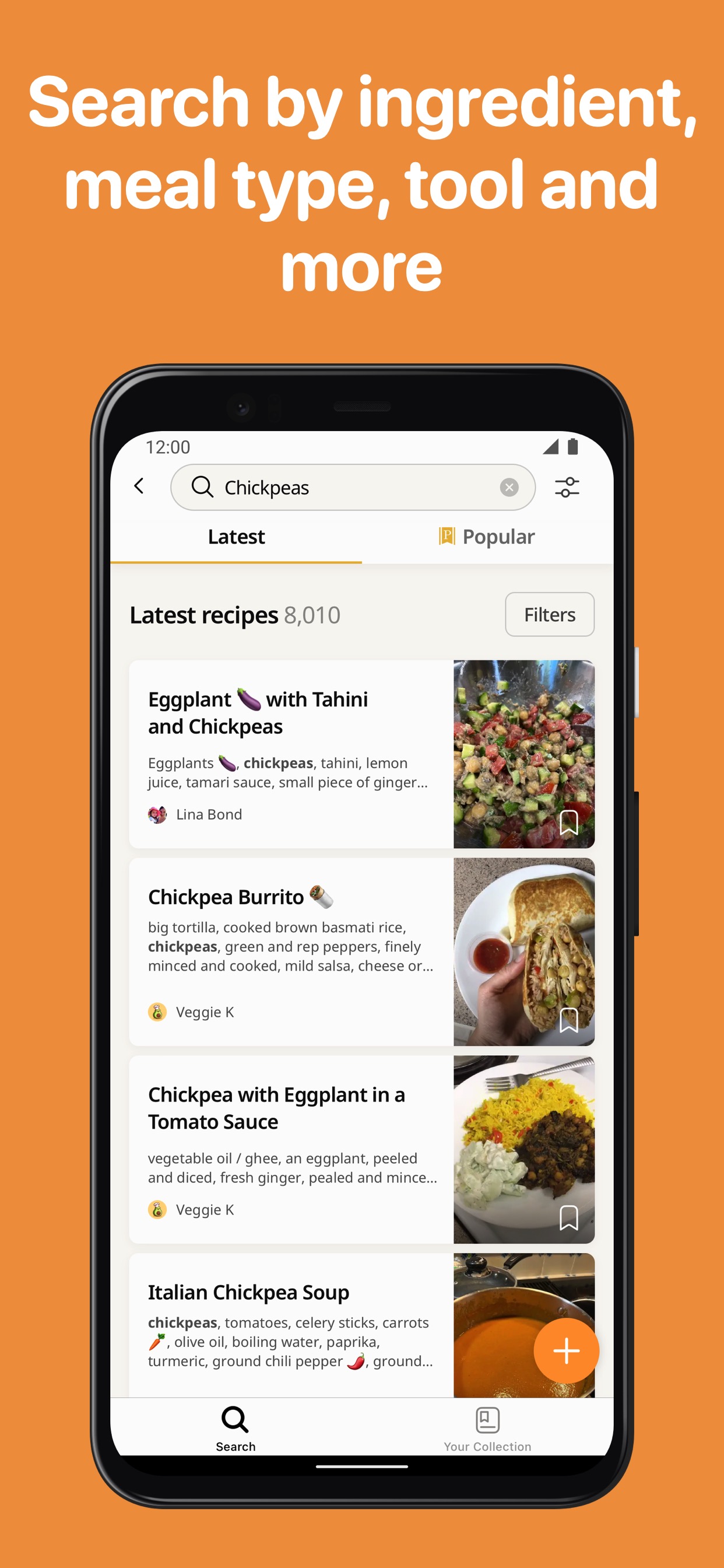 اسکرین شات 2 برنامه Cookpad recipes, homemade food