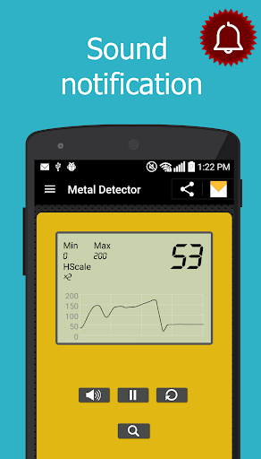 اسکرین شات 1 برنامه Metal Detector with sound
