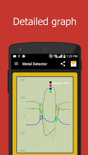اسکرین شات 2 برنامه Metal Detector with sound