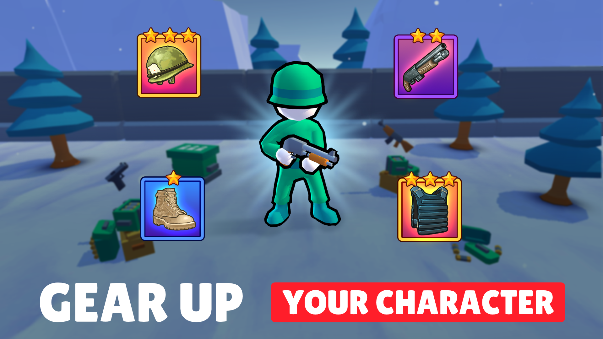 اسکرین شات 3 بازی Stickman of Wars: RPG Shooters