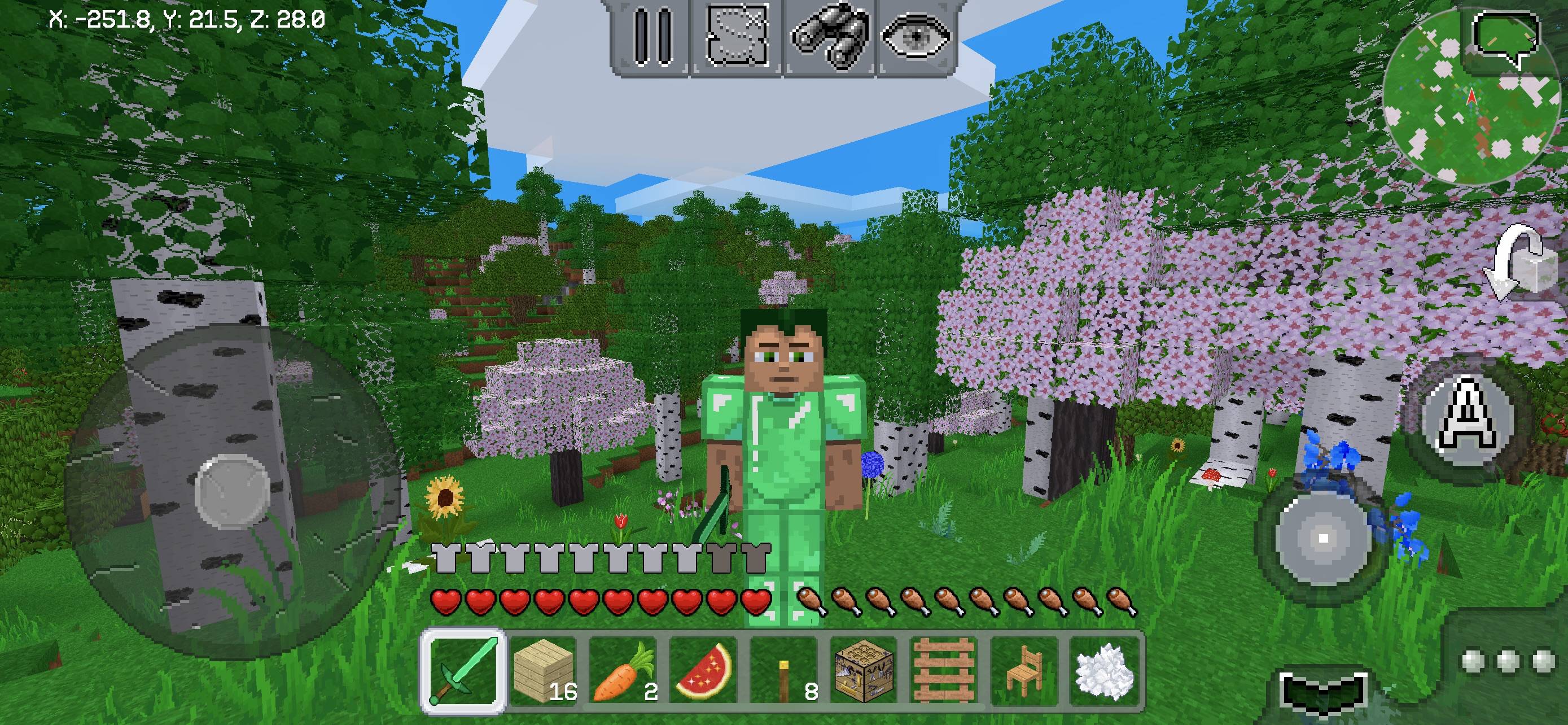 اسکرین شات 1 بازی MultiCraft — Build and Mine!