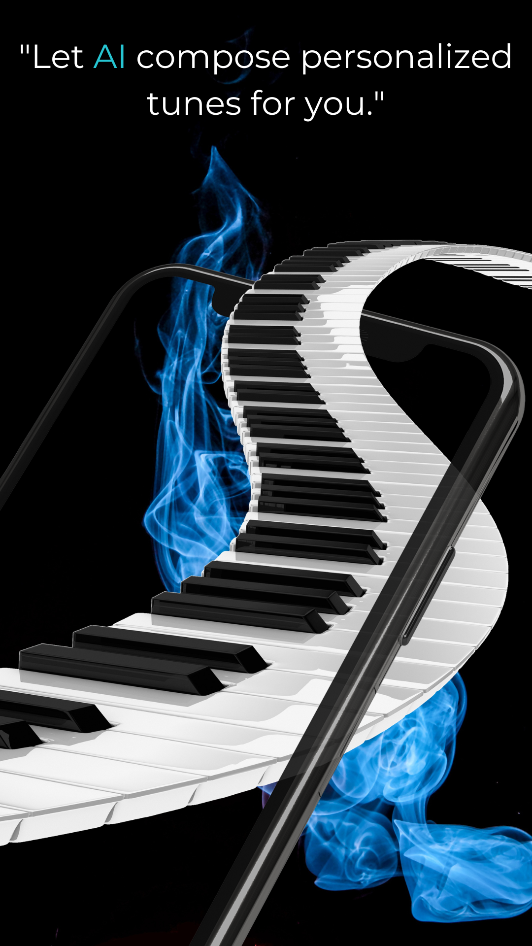 اسکرین شات 1 برنامه AI Music Generator - Musicia