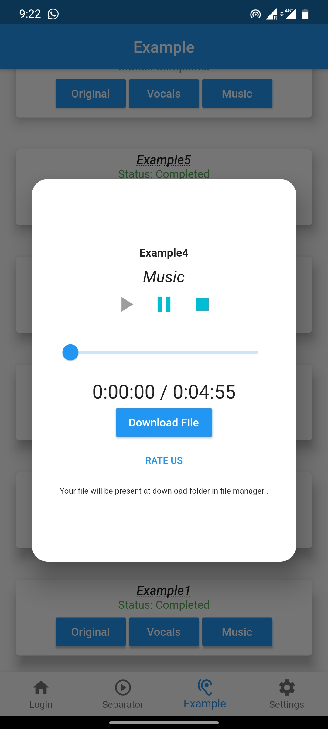 اسکرین شات 5 برنامه Vocal Remover for karaoke & da
