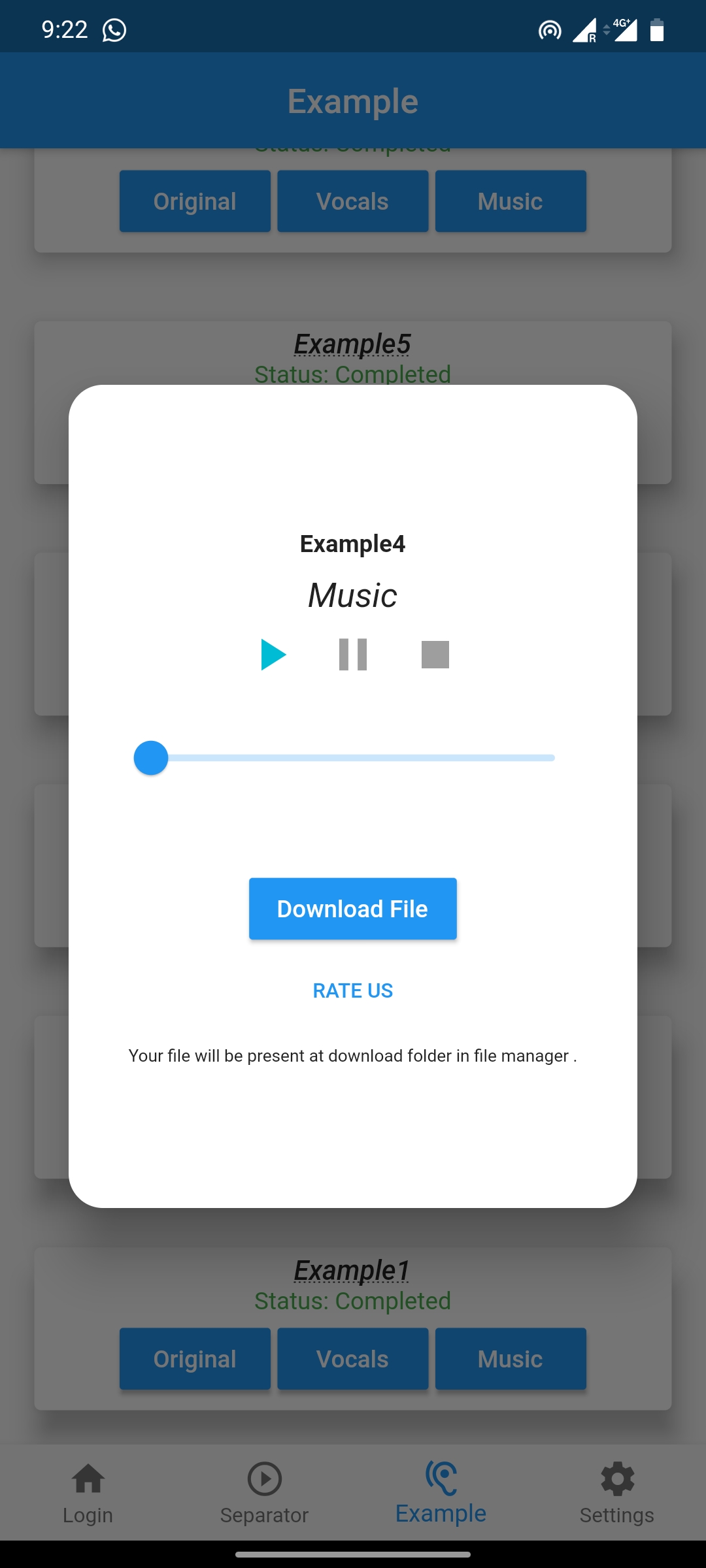 اسکرین شات 4 برنامه Vocal Remover for karaoke & da