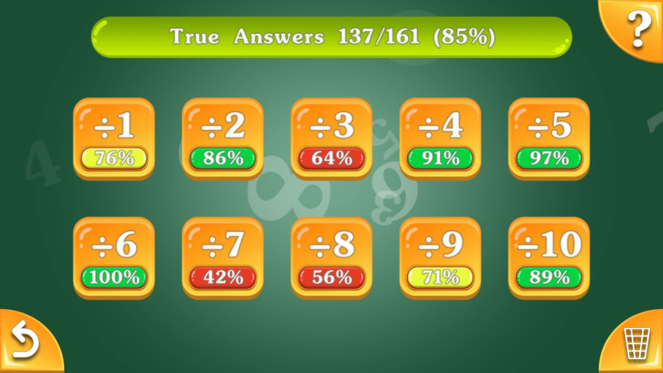 اسکرین شات 5 بازی Multiply & Division (2х2)