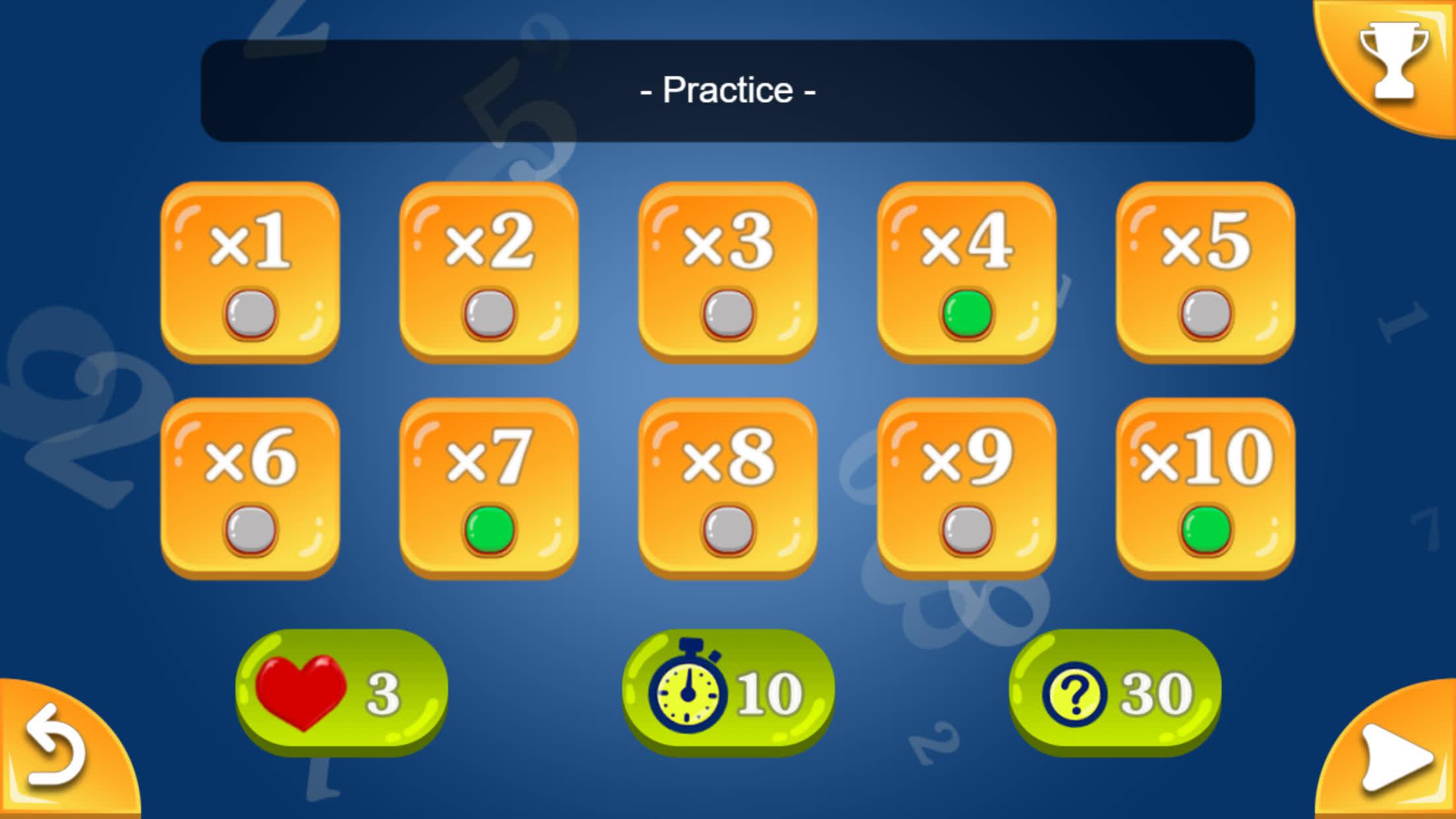 اسکرین شات 3 بازی Multiply & Division (2х2)