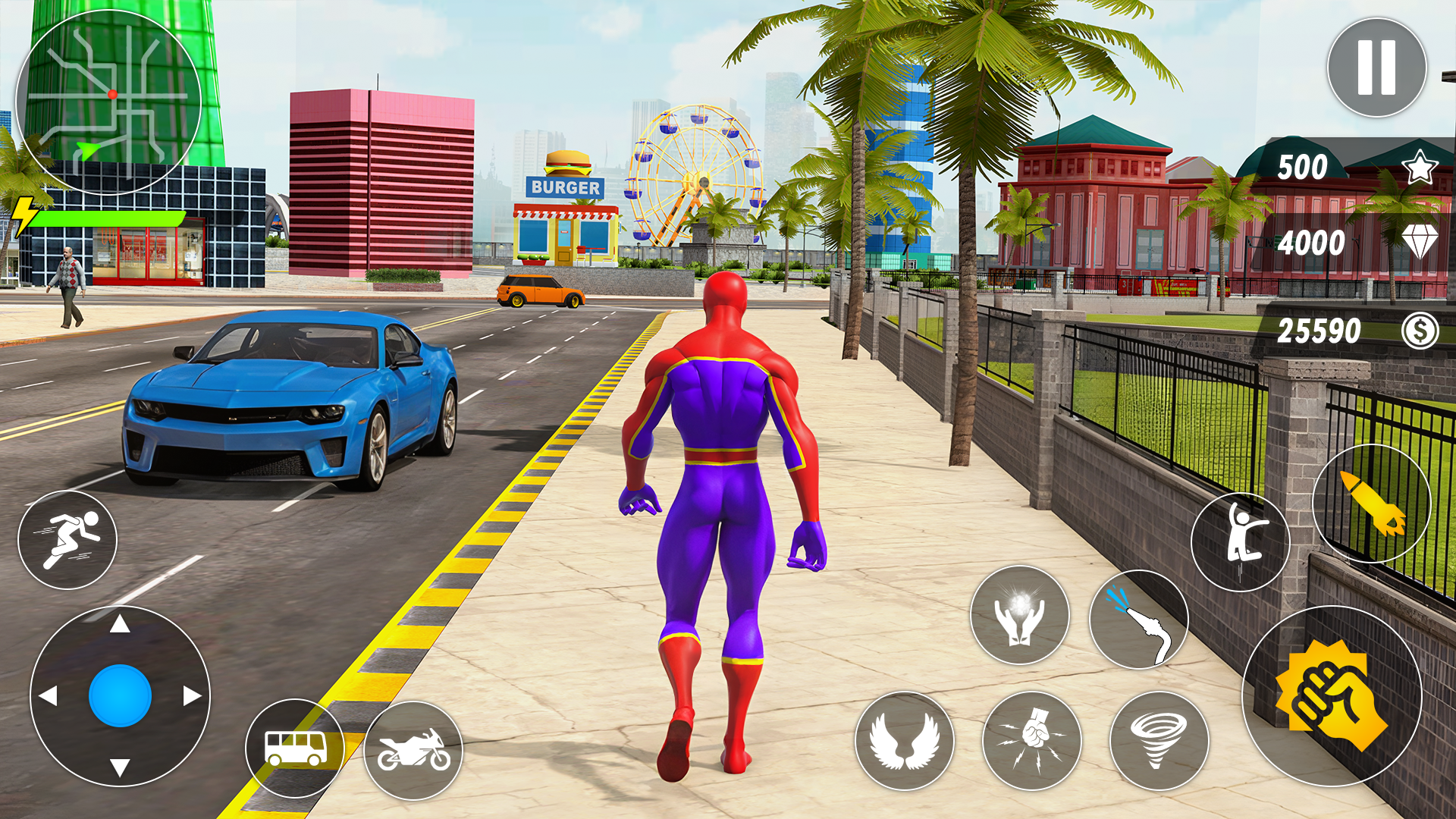 اسکرین شات 1 بازی Spider Robot Hero Car Games