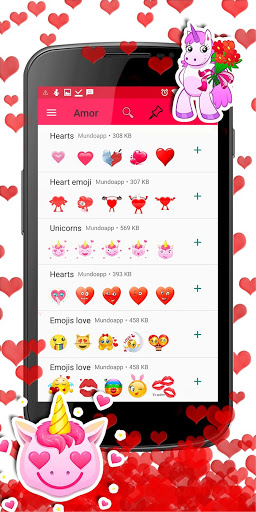اسکرین شات 2 برنامه 💕😍WAStickerApps animated stickers for Whatsapp