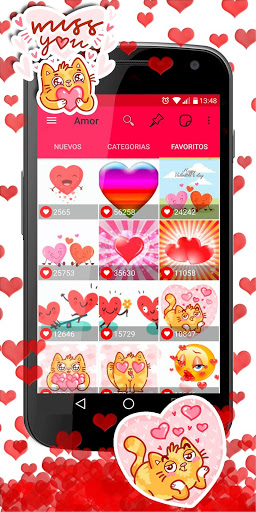 اسکرین شات 4 برنامه 💕😍WAStickerApps animated stickers for Whatsapp