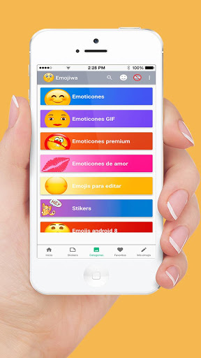 اسکرین شات 4 برنامه 😊WAStickerApps emojis stickers for whatsapp