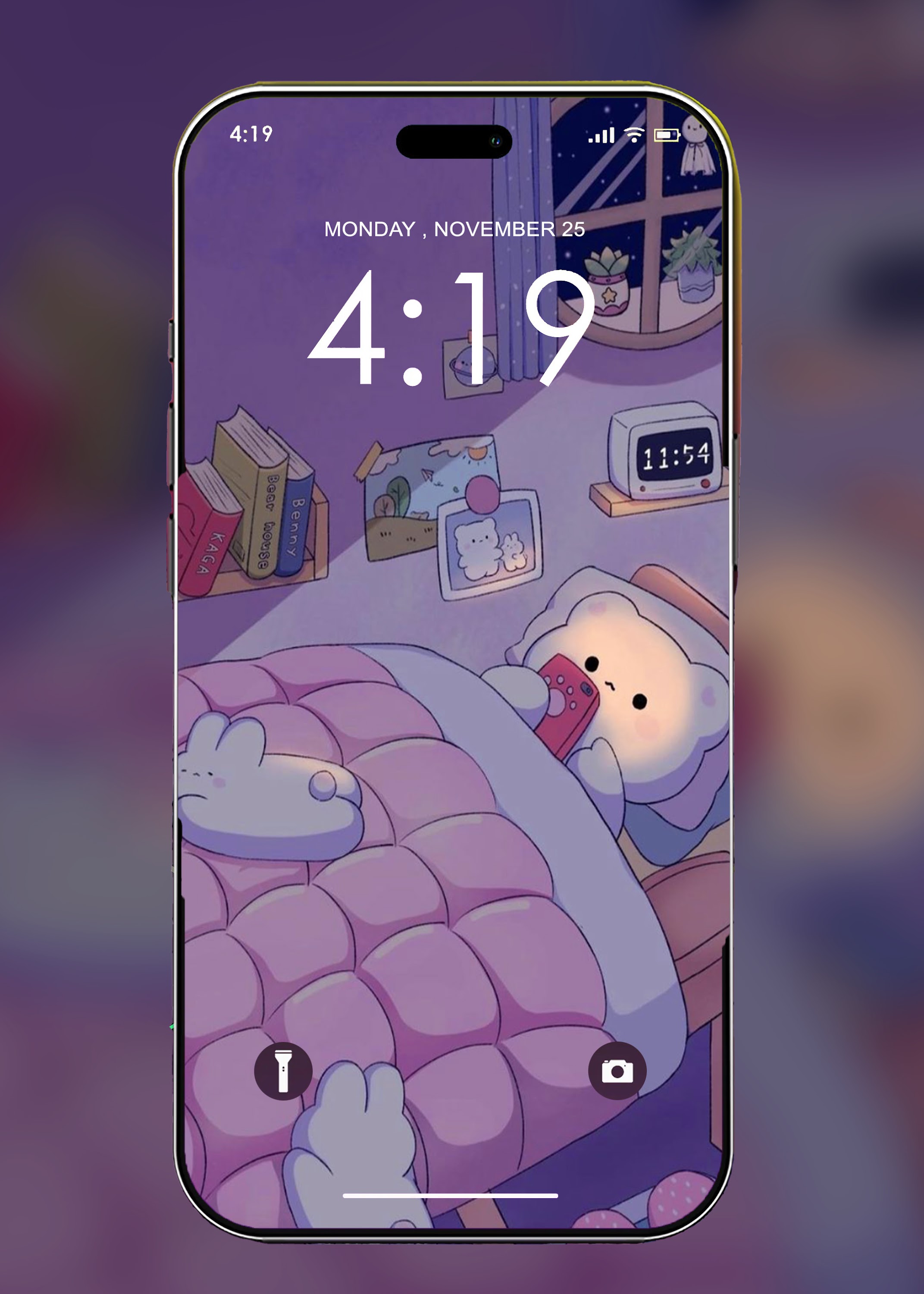 اسکرین شات 2 برنامه Cute Kawaii Wallpaper HD