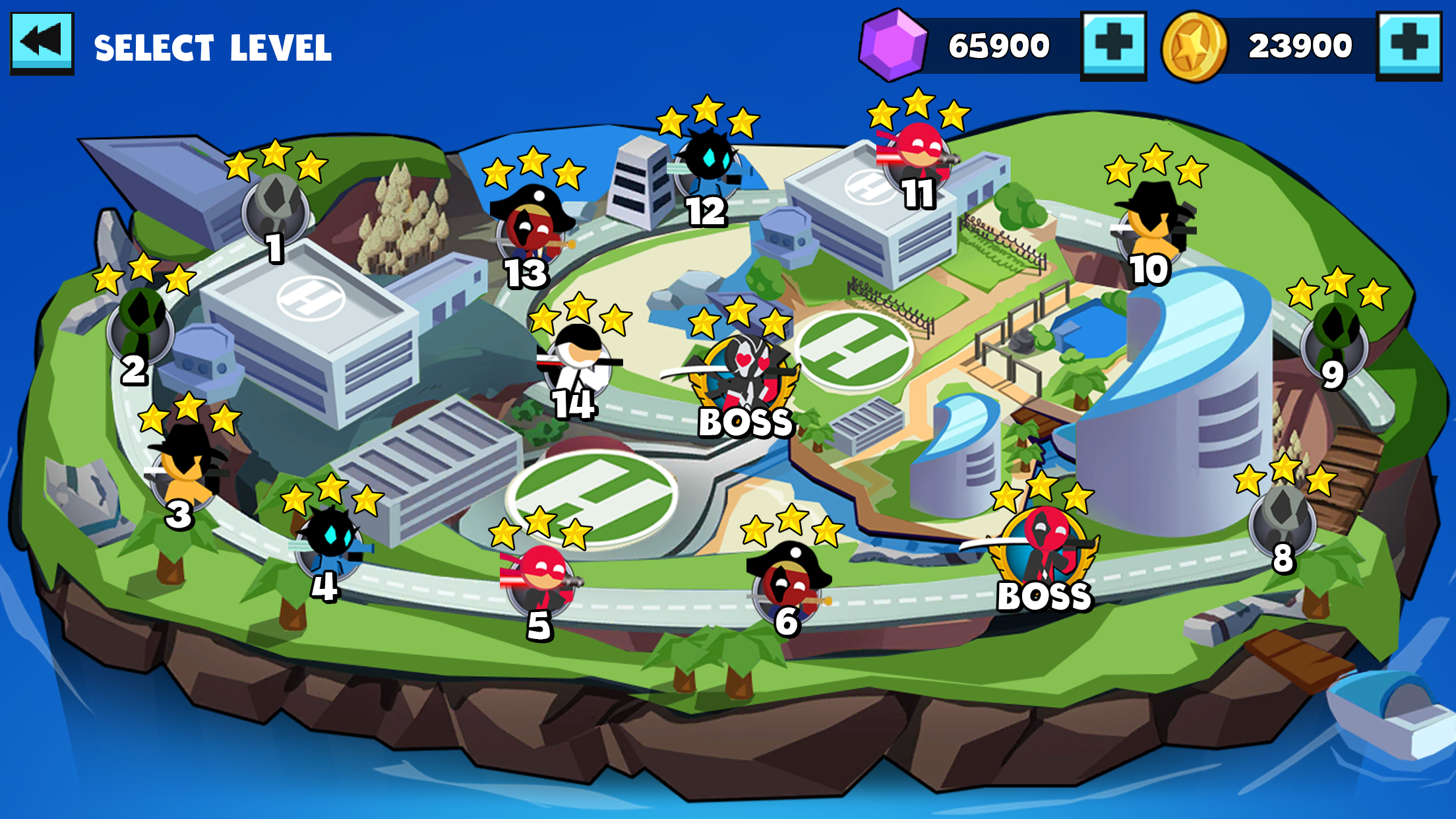 اسکرین شات 4 بازی Stickman Combat - Superhero