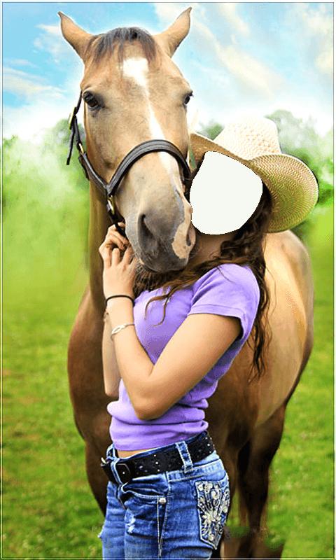 اسکرین شات 3 برنامه Girl Horse Photo Suit