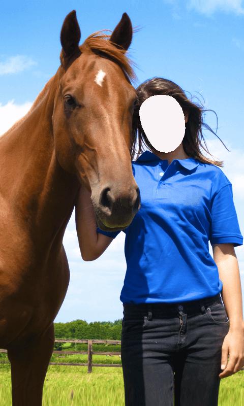 اسکرین شات 4 برنامه Girl Horse Photo Suit