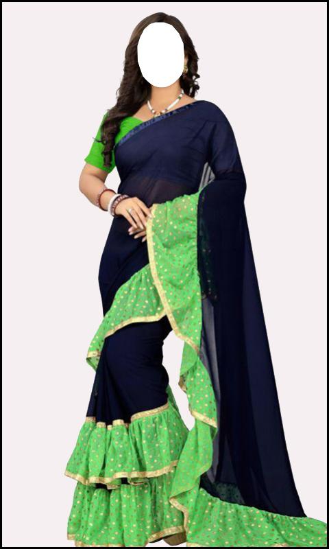 اسکرین شات 6 برنامه Party Wear Women Sarees Pics