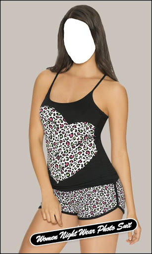 اسکرین شات 3 برنامه Women Night Wear Photo Suit
