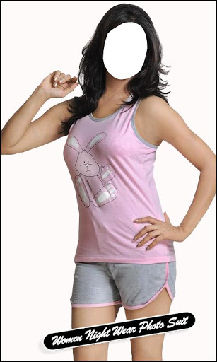 اسکرین شات 5 برنامه Women Night Wear Photo Suit