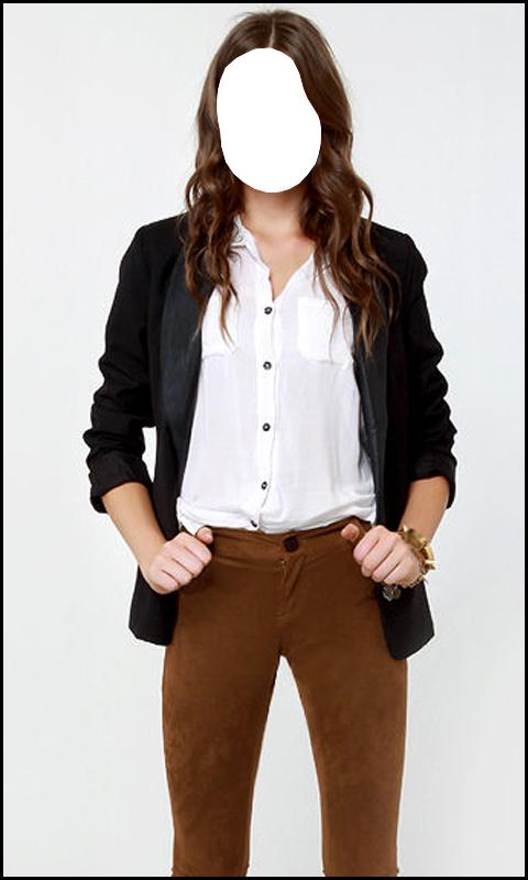 اسکرین شات 2 برنامه Women with Jeans Photo Frames