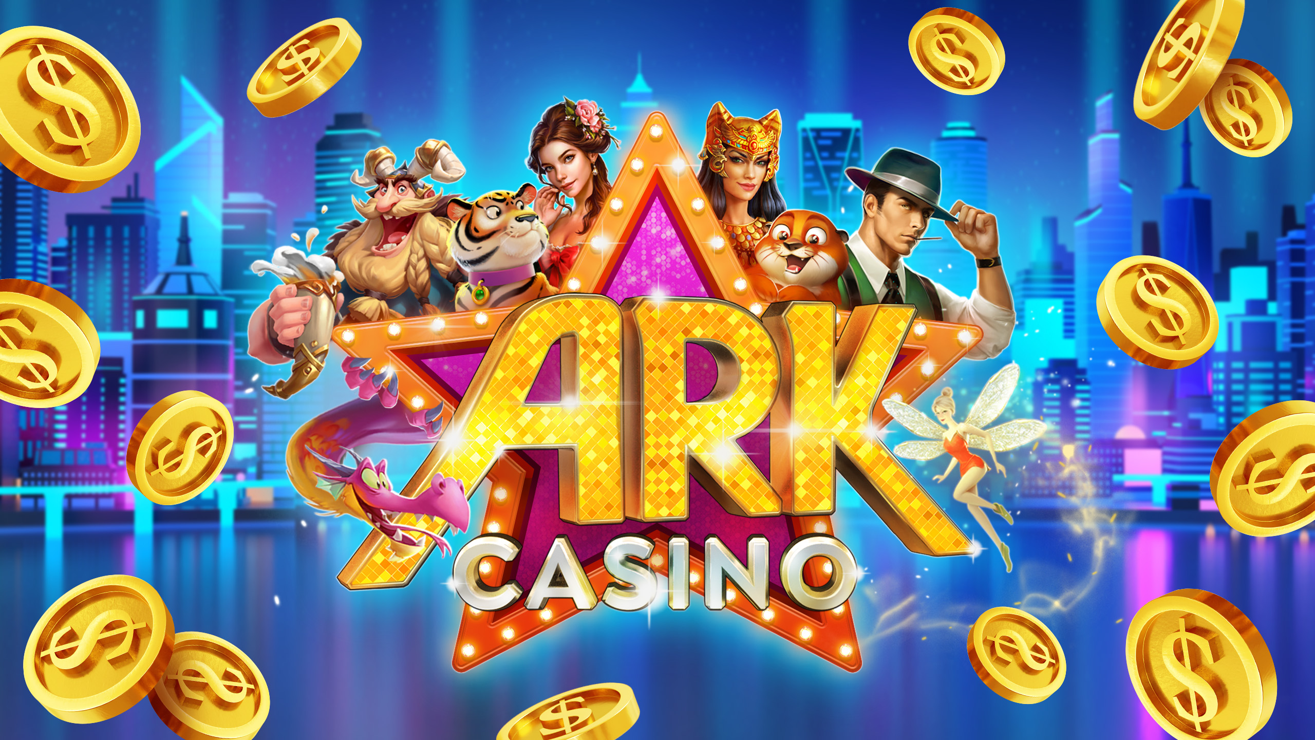 اسکرین شات 1 بازی ARK Casino - Vegas Slots Game