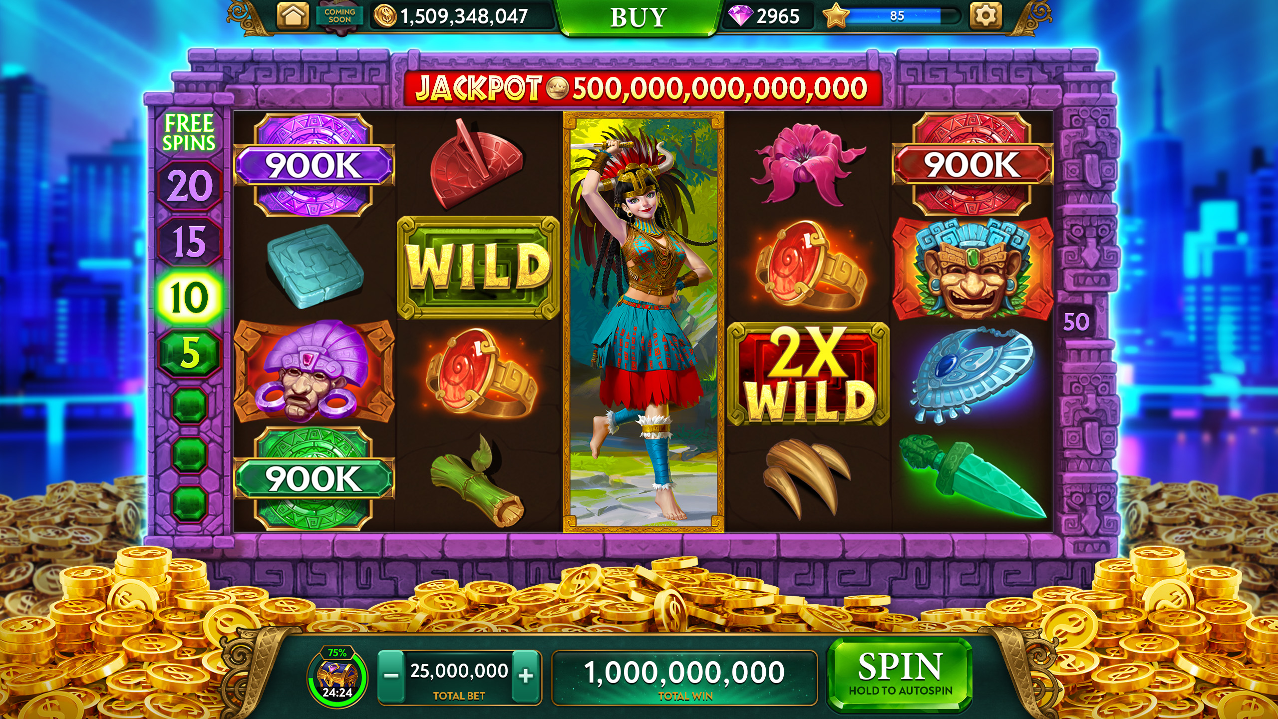 اسکرین شات 3 بازی ARK Casino - Vegas Slots Game